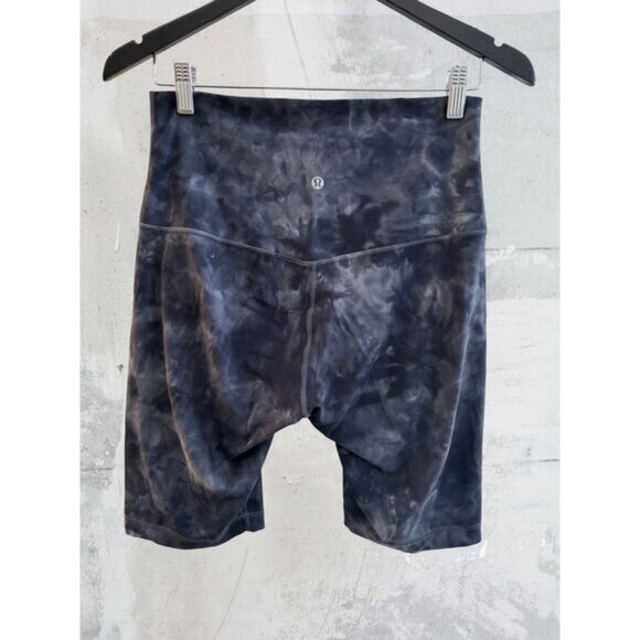 Lululemon Align Shorts 8inch Diamond Dye Grey Graphite  8 - Picture 3 of 3